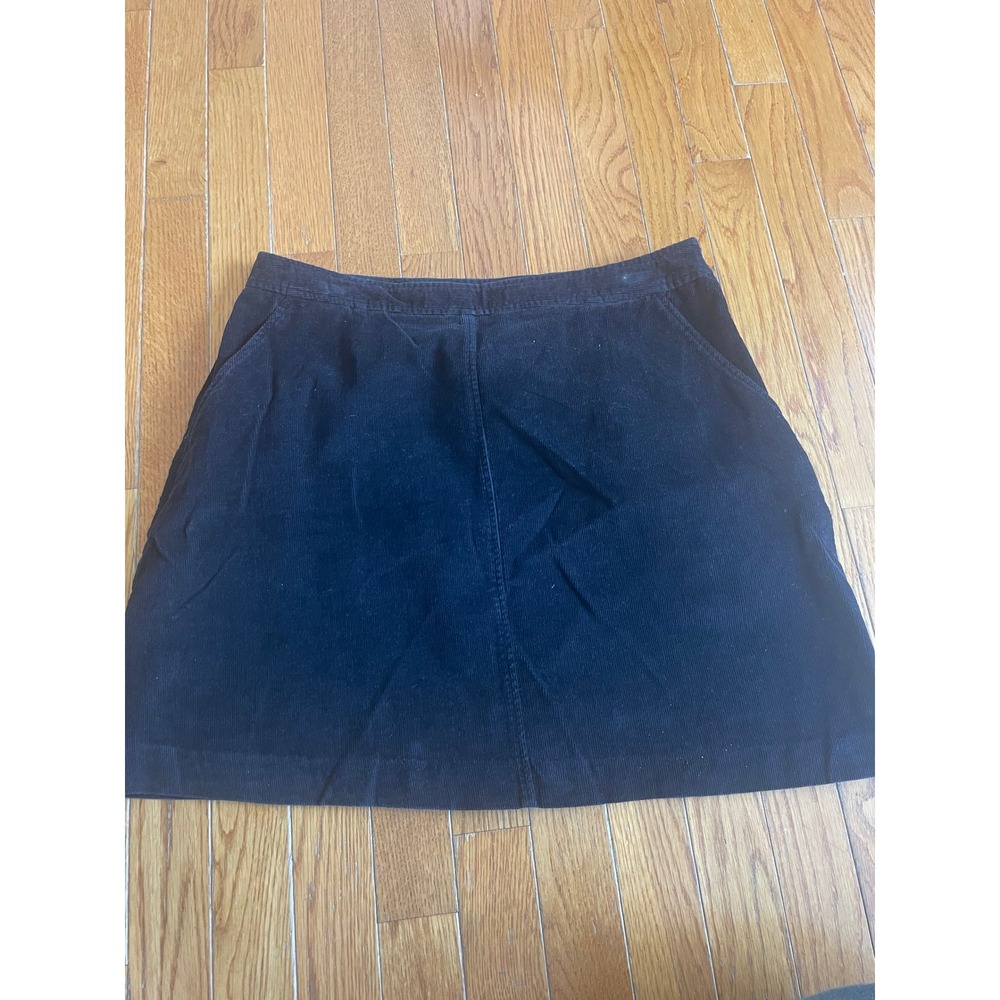 Liz Claiborne Liz Sport Mini Skirt Womens Size 14 Petite A-Line Corduroy Casual‎